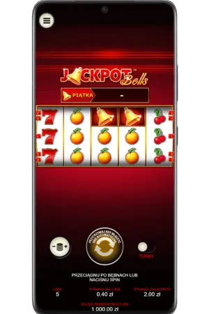 Ekran rozgrywki mobilnej Jackpot Bells