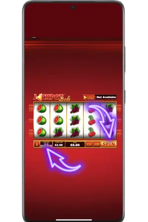 Realiza apuesta y gira Jackpot Bells slot