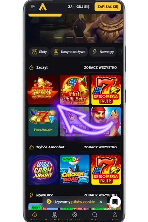 Wybierz Jackpot Bells slot w lobby kasyna