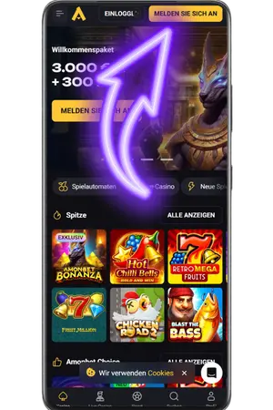 Besuchen Sie die offizielle Jackpot Bells Casino Registrierungsseite