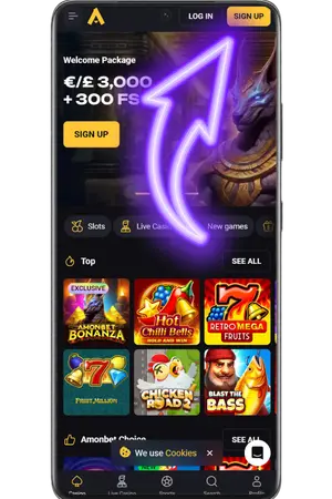 Visit Jackpot Bells casino official registration page